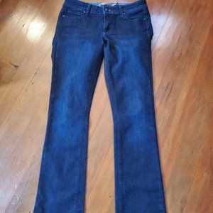 Paige Dark Blue Laguna Jeans 5 Pockets Boot Cut EXCELLENT Condition Size 27